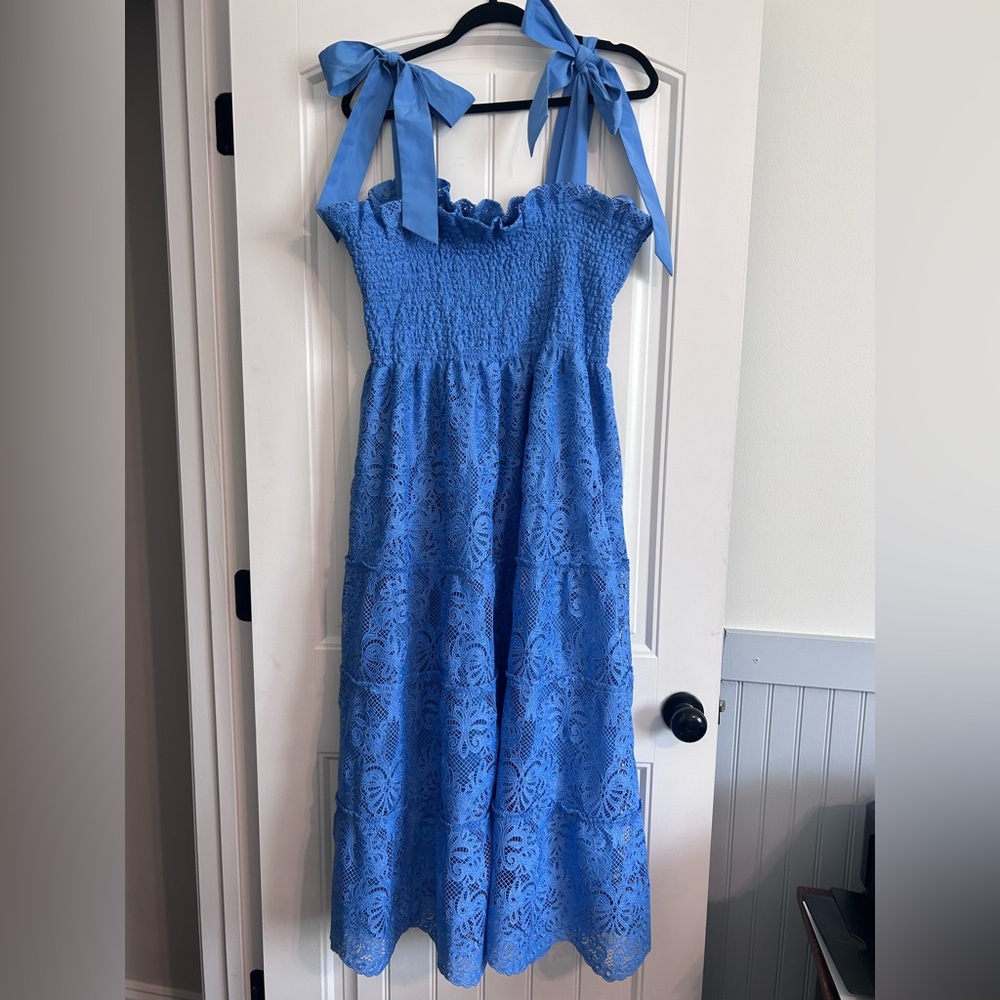 Hill House Blue Lace Dress
